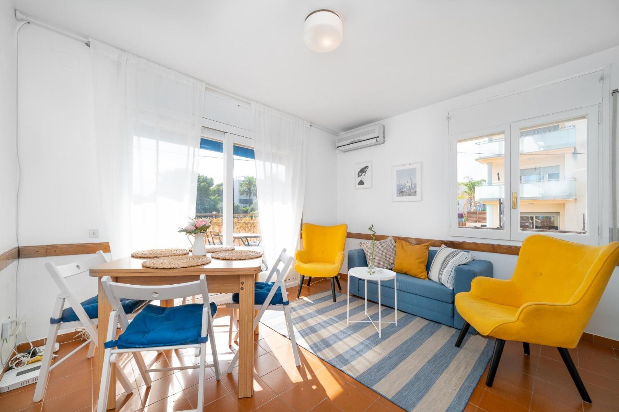 Beach Flat With Terrace Sant Salvador Exteriör bild