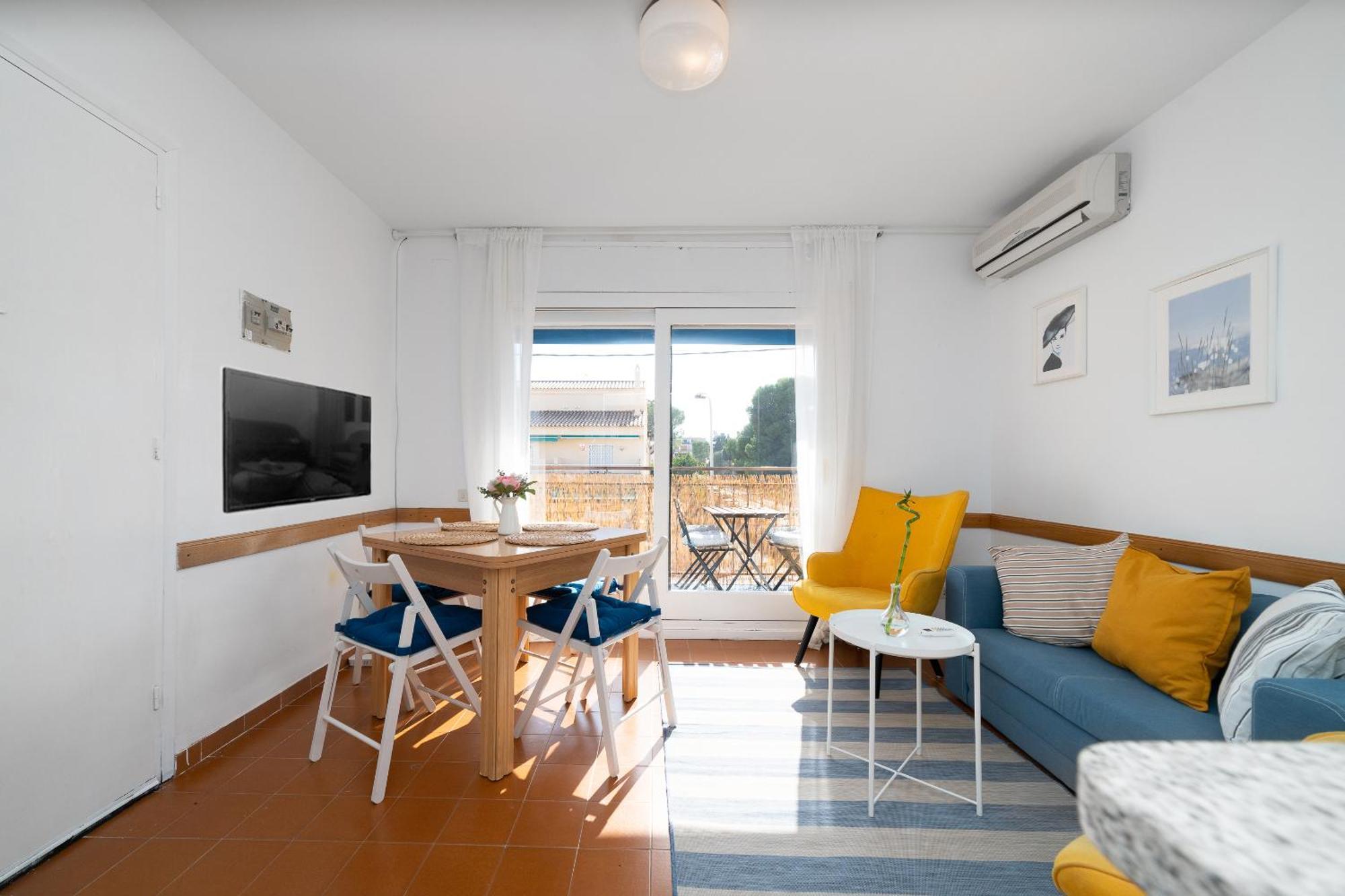Beach Flat With Terrace Sant Salvador Exteriör bild